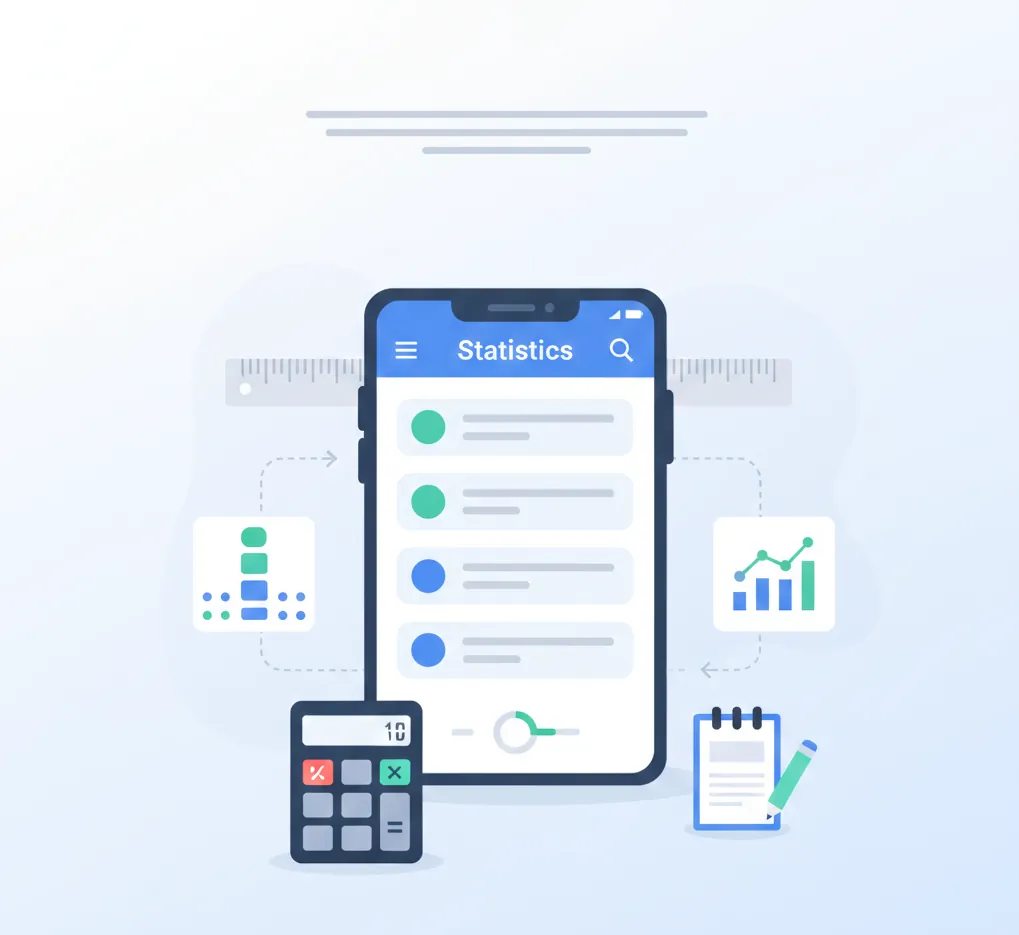 Math Utils Calculator: Mean, Median, and Standard Deviation